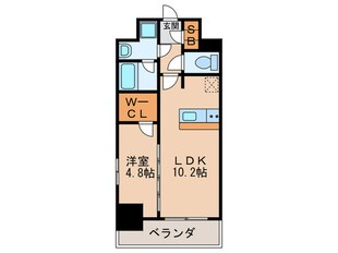 ディアレイシャス浅間町の物件間取画像